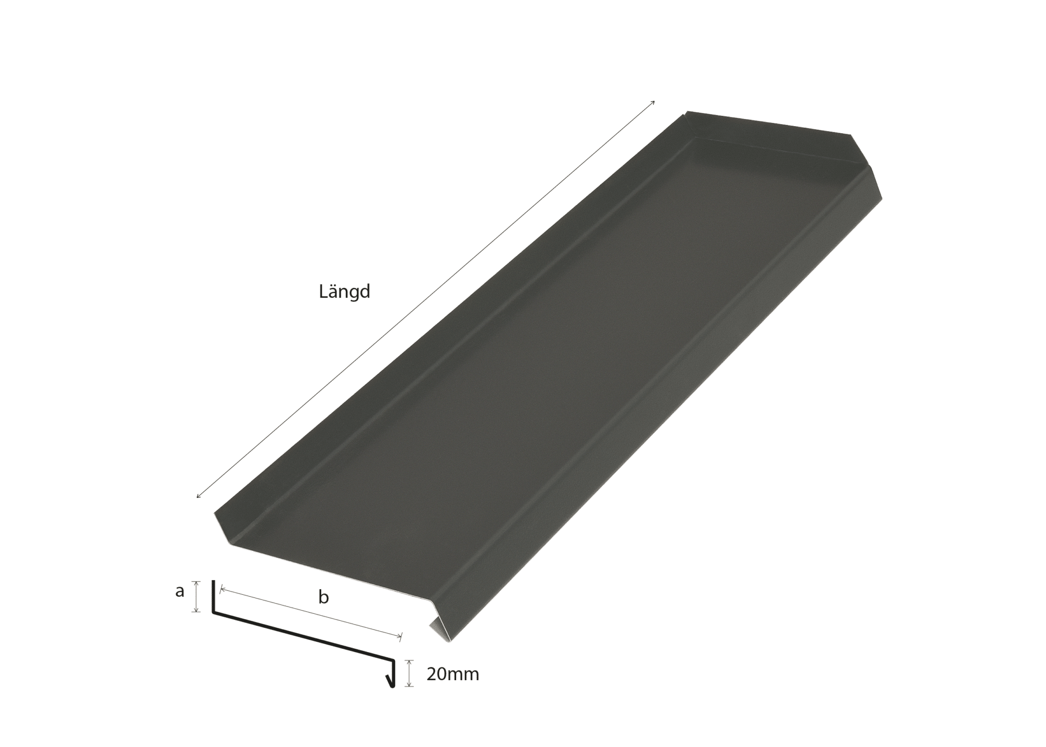 Tröskelbleck Profil 3