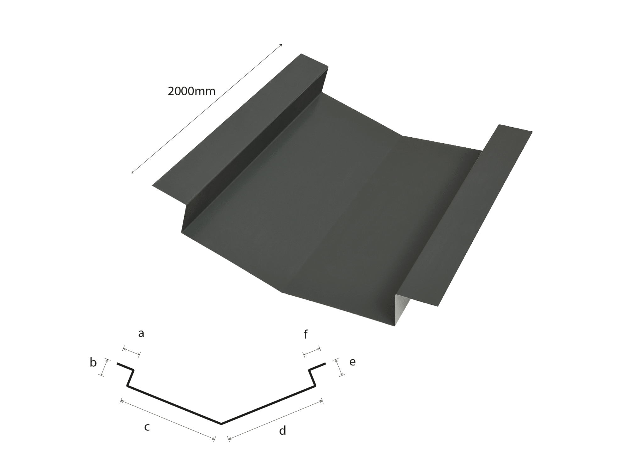 Vinkelränna Profil 1