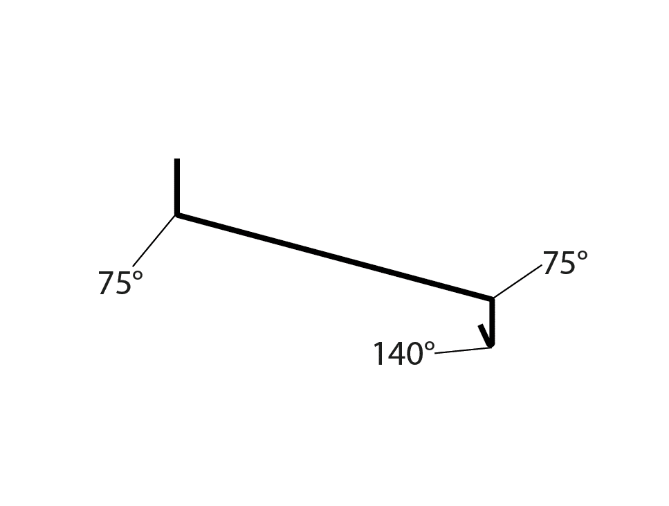 Fönsterbleck Profil 3 Fönsterbleck Profil 3