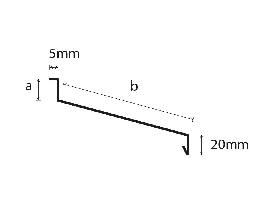 Tröskelbleck Profil 2