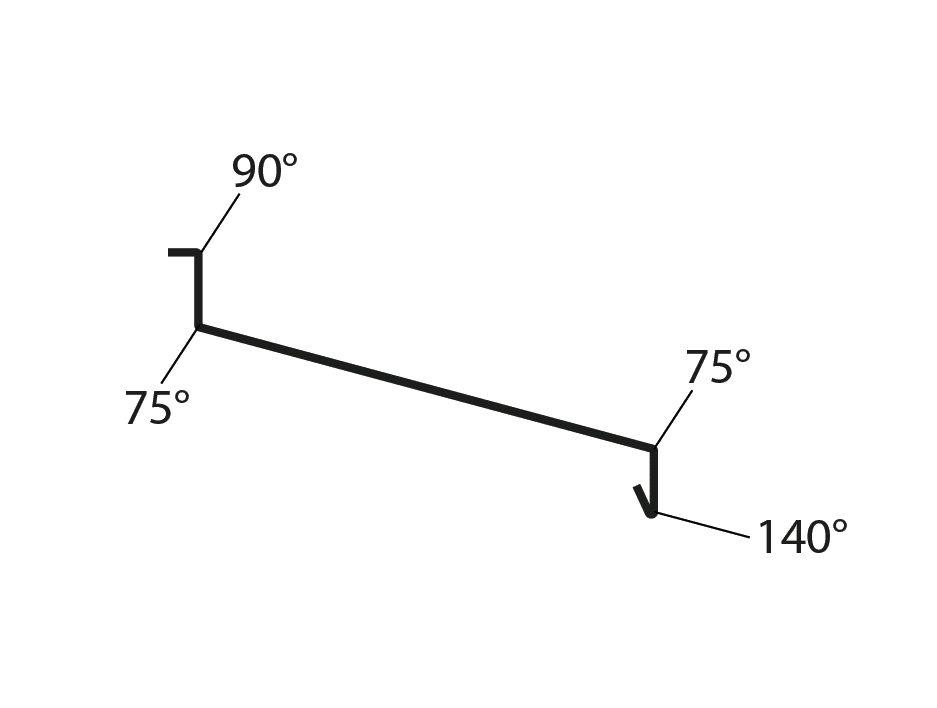 Tröskelbleck Profil 2
